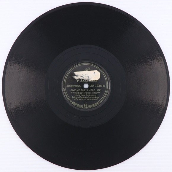 Sammy Kaye It Might As Well Be Spring, Give Me the Simple Life 10" 78 rpm Record - Picture 4 of 13